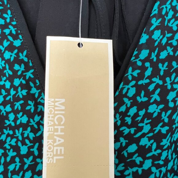 MK  size Small brand new  printed long sleeves mini dress - Picture 8 of 9